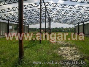 Продать ангар металлический, ТОК, навес, каркас ангара