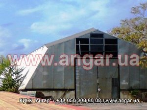 Продам ангар дюралюминиевый бескаркасный шатровый