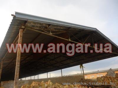 Продам ангар навес (каркас ангара) 120х12,5