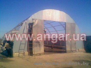 Продам ангар б/у "Польский проект" арочный