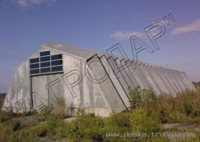 Продам шатровый ангар 12*30 алюминиевый бескаркасный
