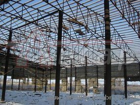 Продать ангар 30х36 (каркас ангара 3-х пролетный)
